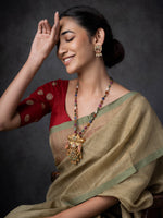 Gracefull Goldtoned Navgrah Pendant Silver Necklace