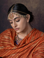 Dramatic Divine Devi Silver MATHA PATTI