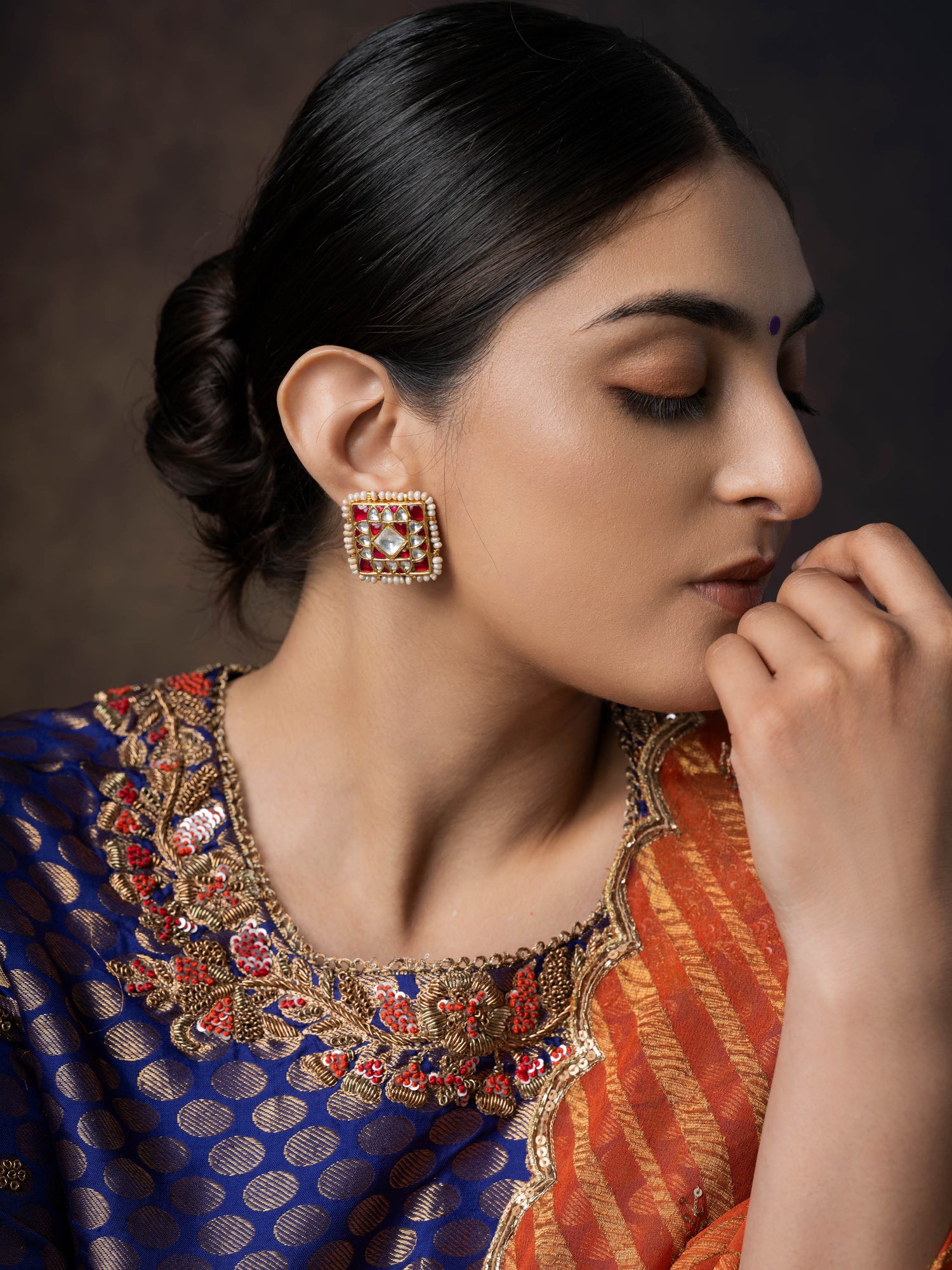 Ella Bold & Beautiful Silver Studs