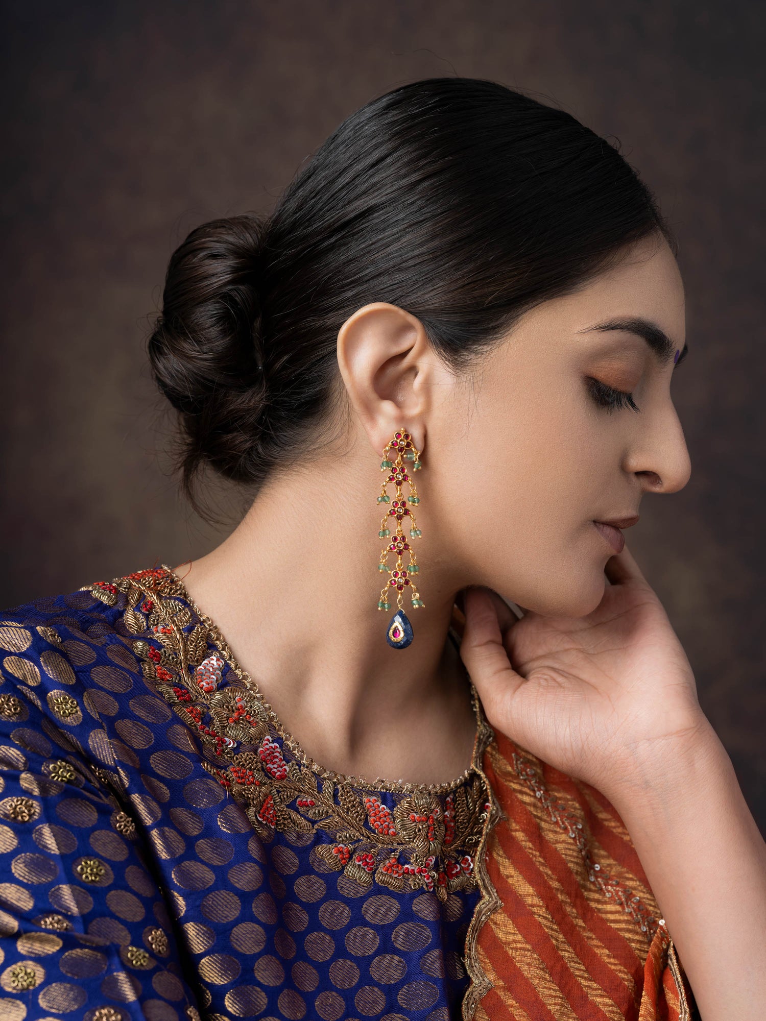 Gracefull Tulip Silver Danglers