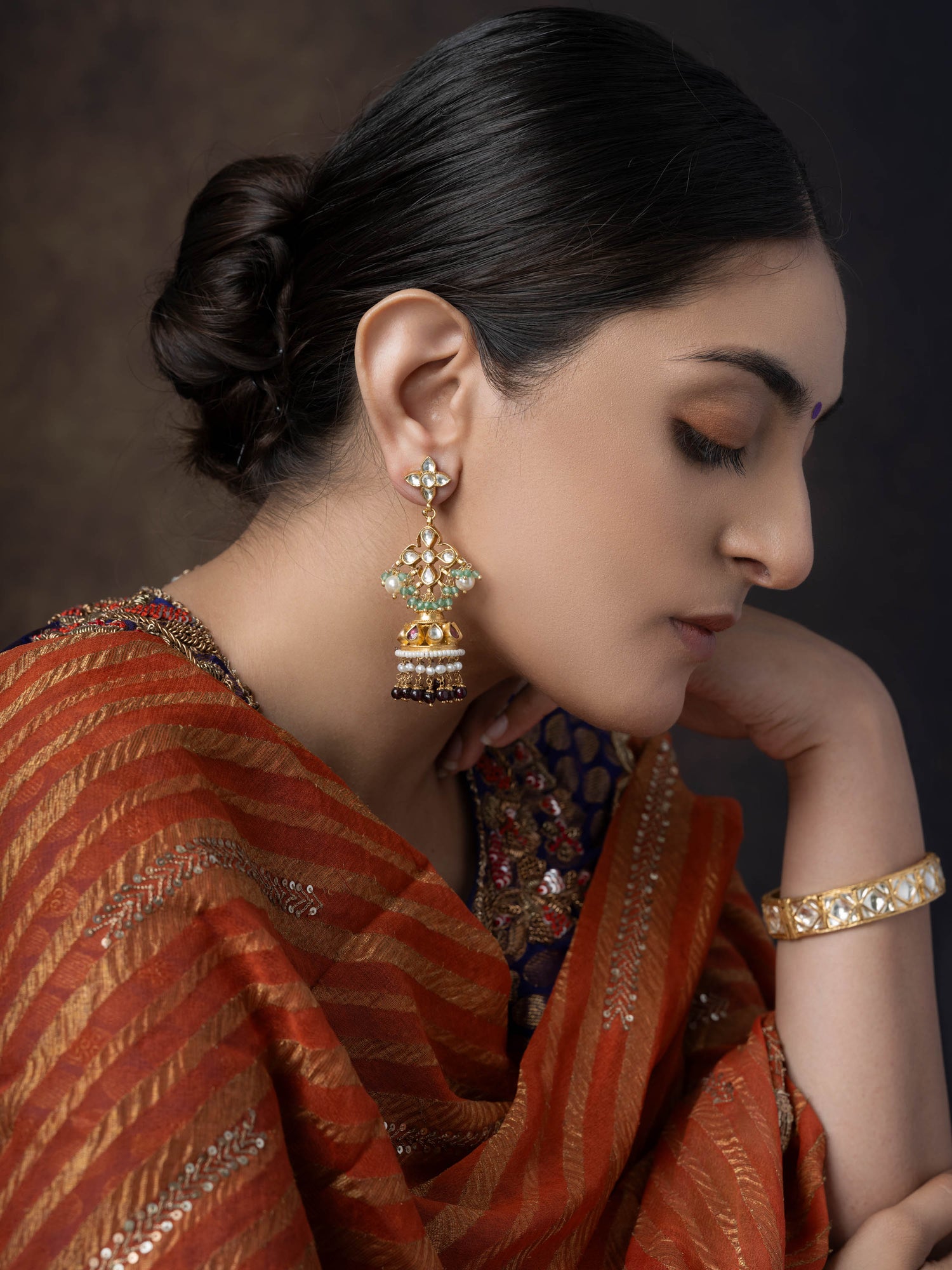 Classic Keepsake Silver JHUMKHA