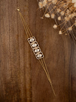 Polki Cubic Zircon Bracelet