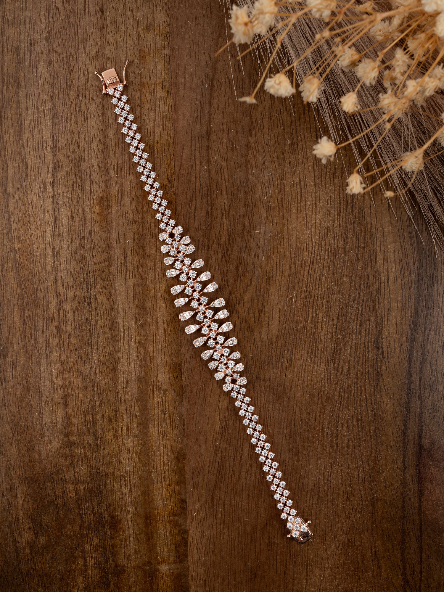 Diamond Bracelet – Rose Gold Plated
