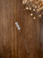 Delicate Floral Diamond Bracelet