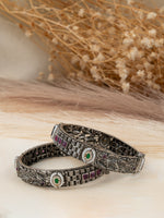 Gulabi Kundan Grace Bangle Set