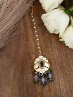 Chandira 92.5 Silver Maang Tikka