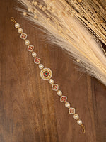 Gold Plated Jadau Kundan Sheeshphool