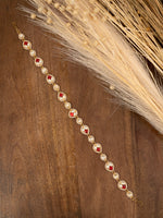 Gold Plated Jadau Kundan Sheeshphool