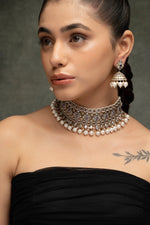 Jadau Moissanite Choker Set