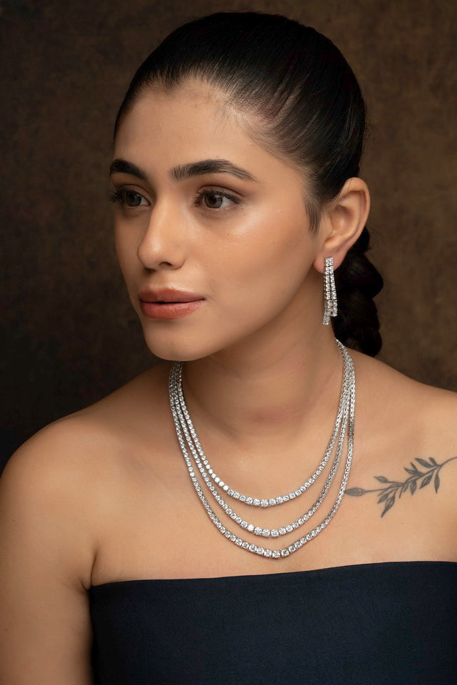 Charul Three-layered Necklace Set