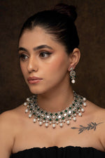 Green Diamond Necklace Set