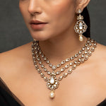Regal Gold Choker Necklace Set