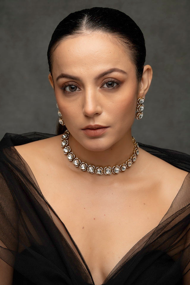 Golden Embrace Choker Set