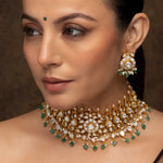 Jadau Kundan Necklace & Earrings Set