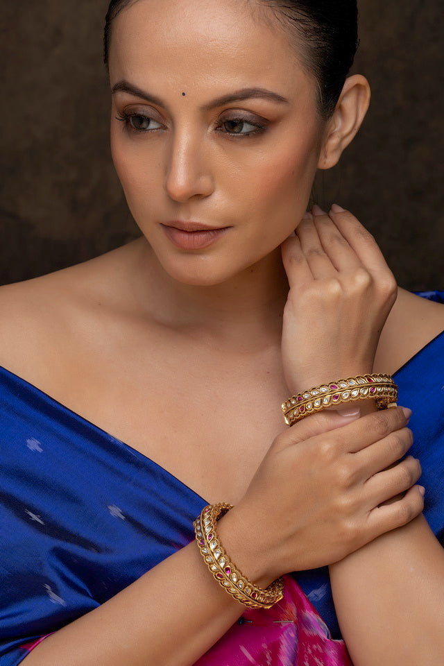 Jadau Kundan Bangles
