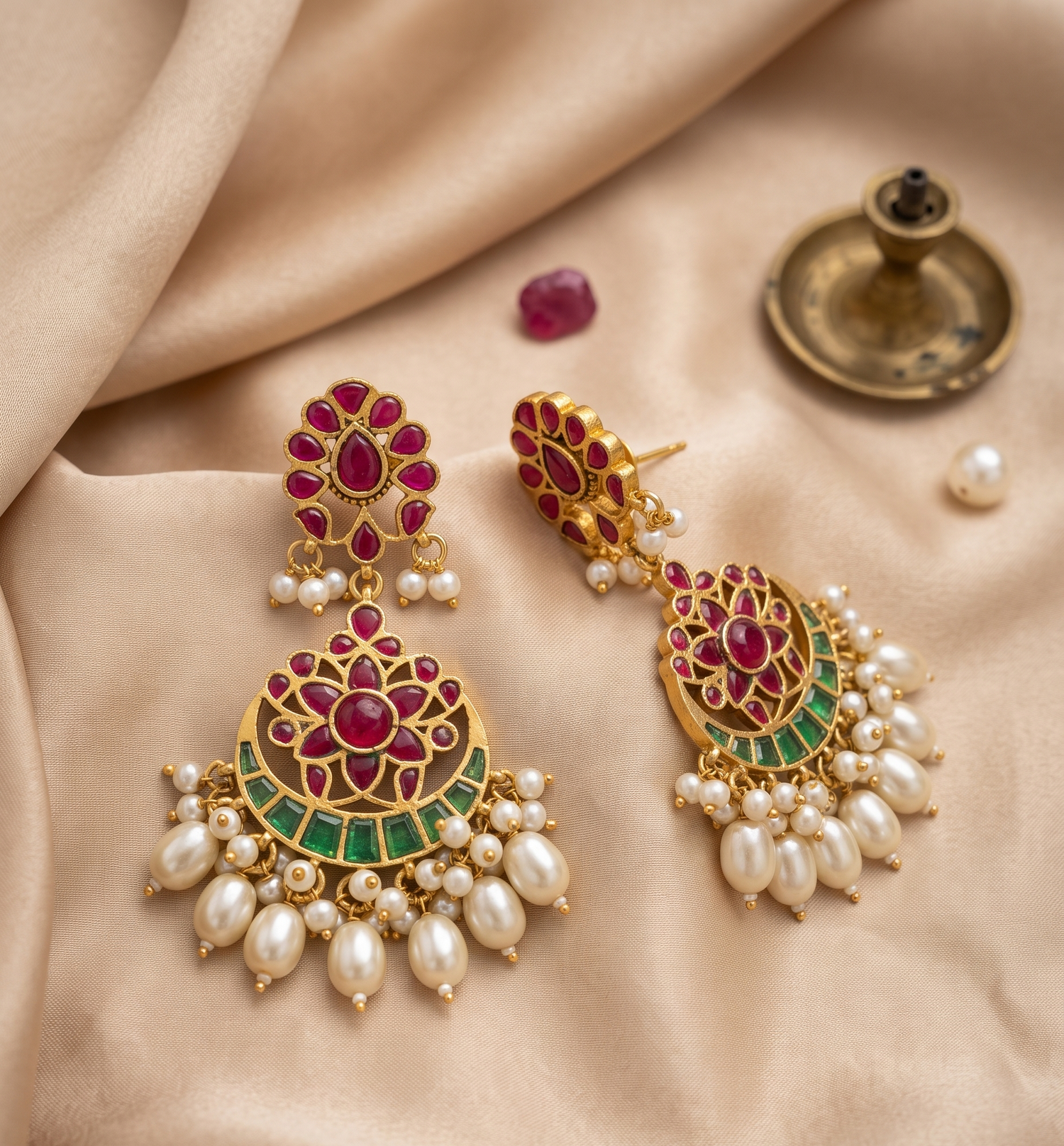 Antique Jartar Dangler Earrings