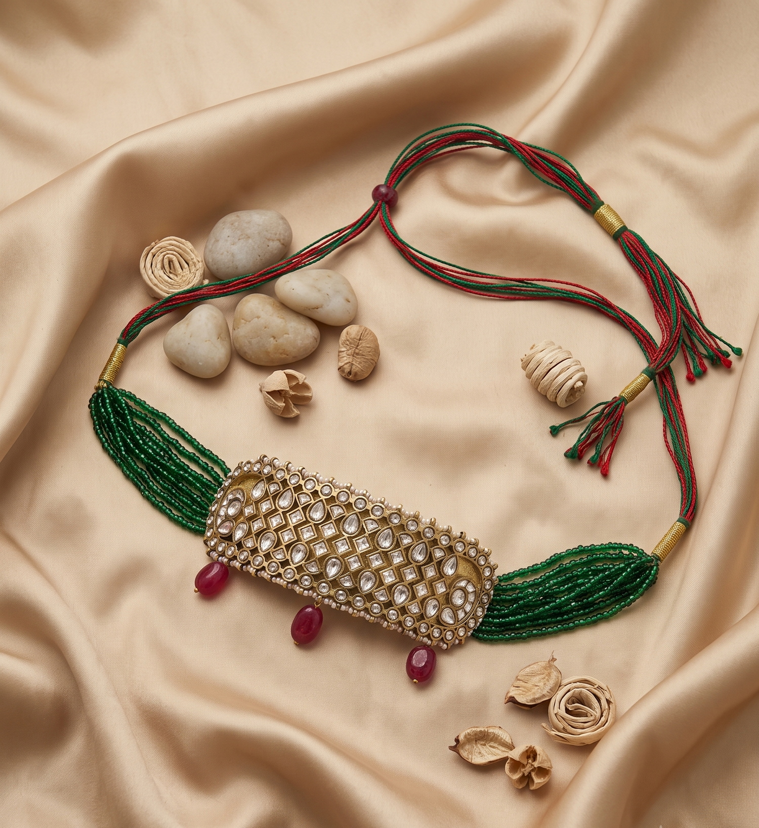 Kundan Royal Bajuband - Gold