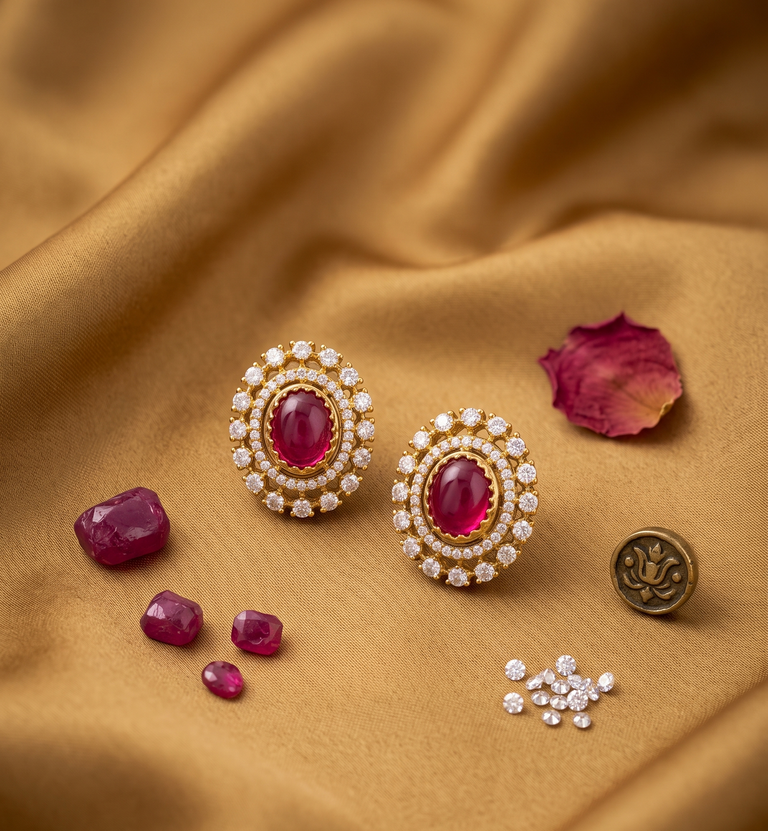 Classic Diamond Stud Earrings
