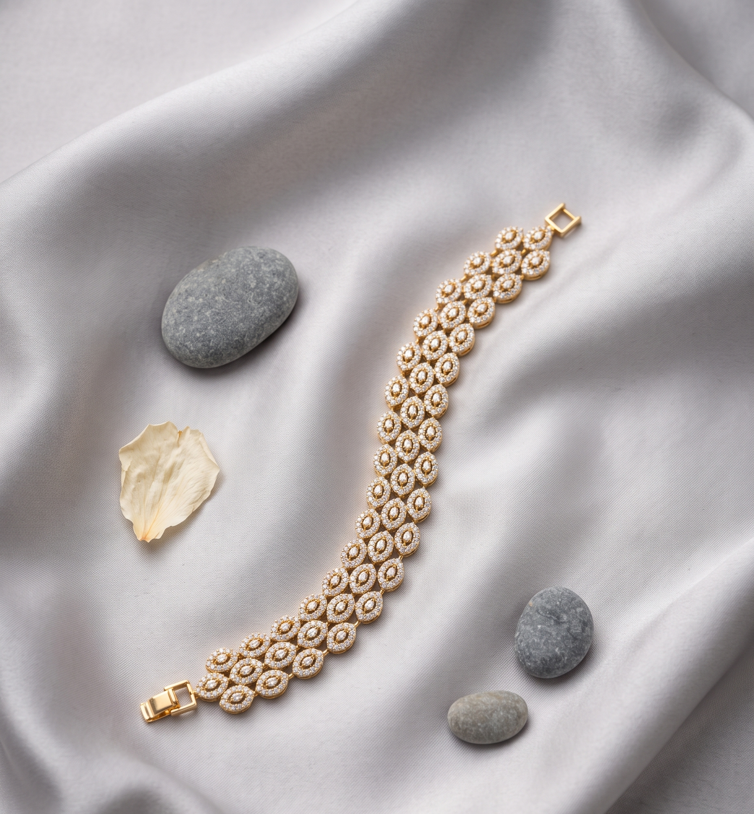 Rose Gold Diamond Designer Bracelet