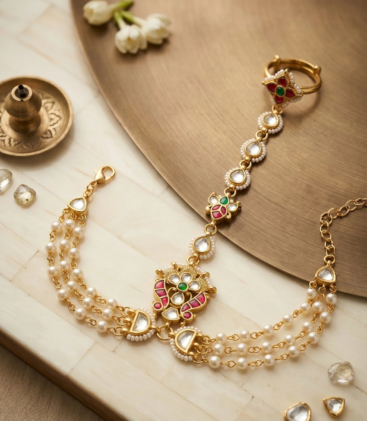 Jadtar Aura Hathphool - Gold