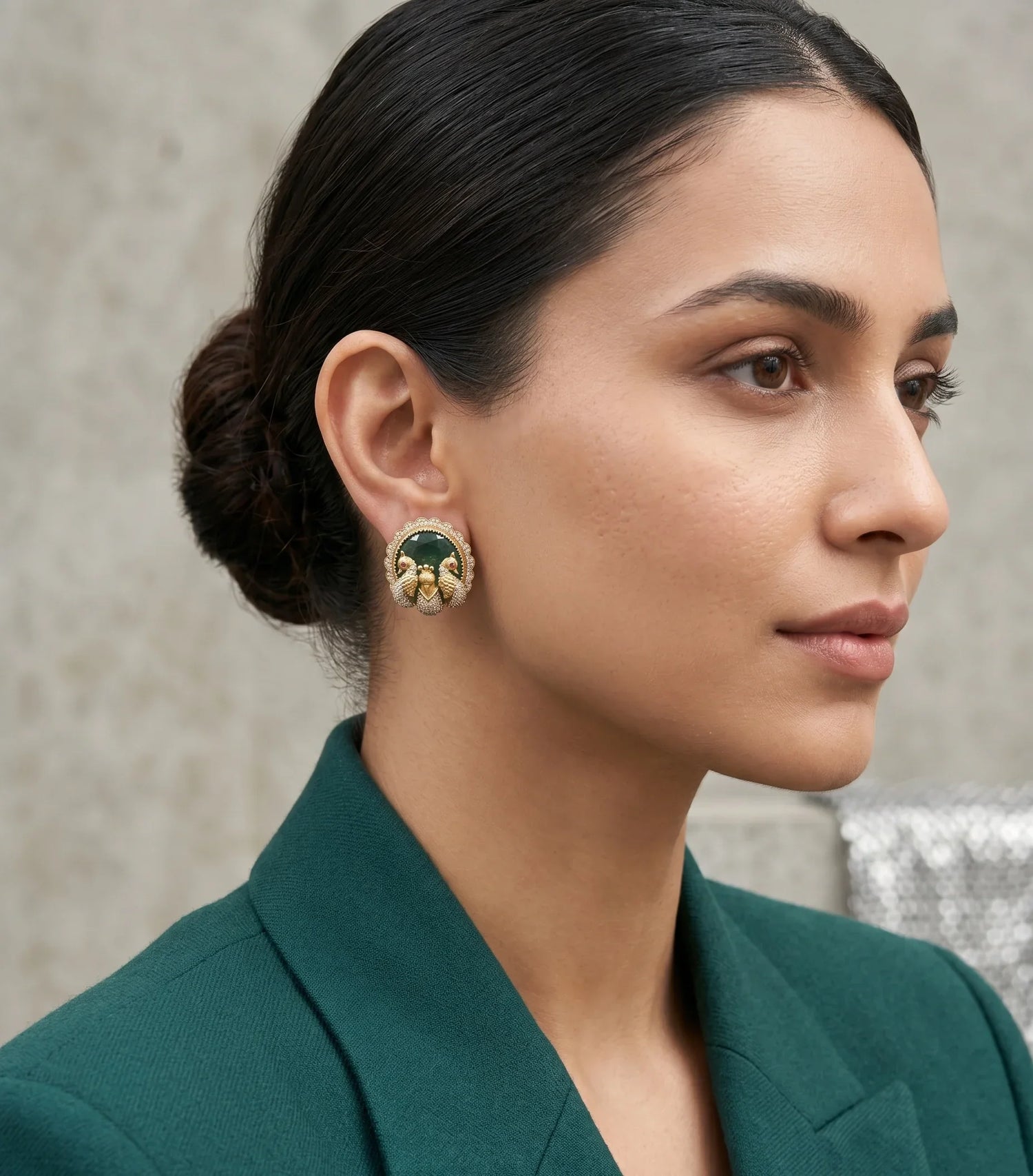 Classic Diamond Studs Earrings – Gold