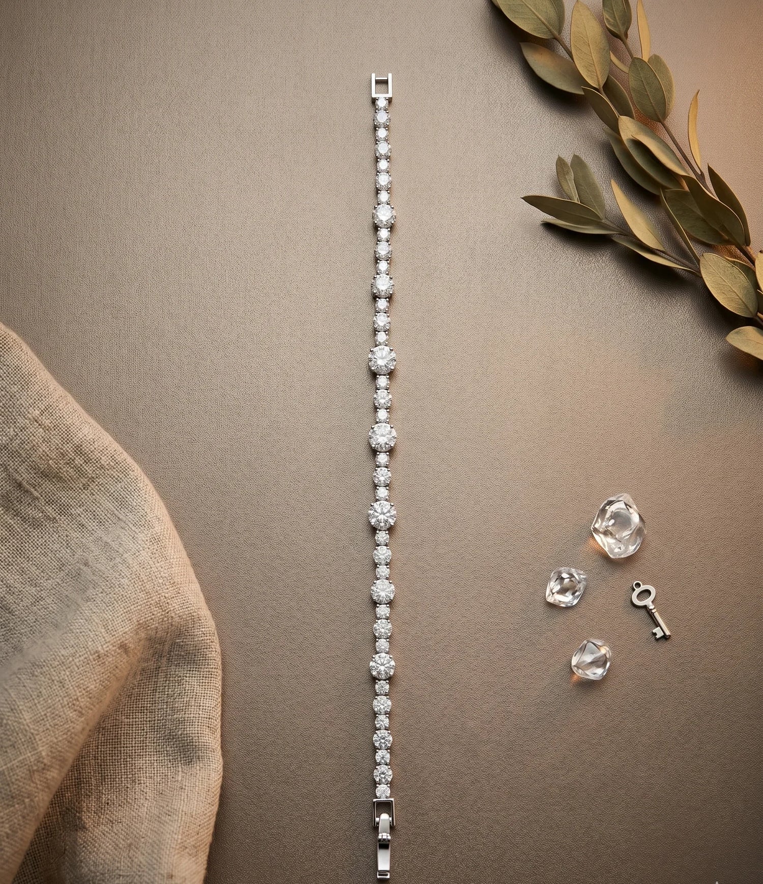 CZ Diamond Shine Bracelet - Gold