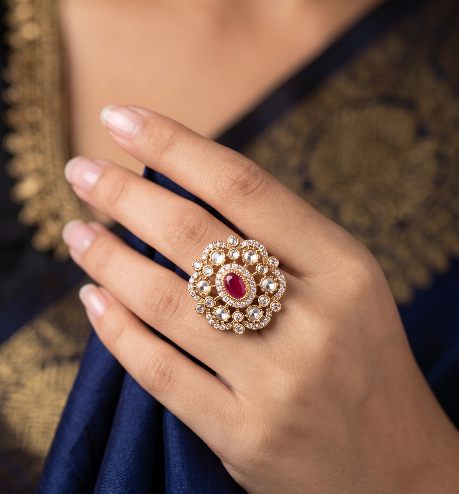 Diamond Dazzle Ring - Silver