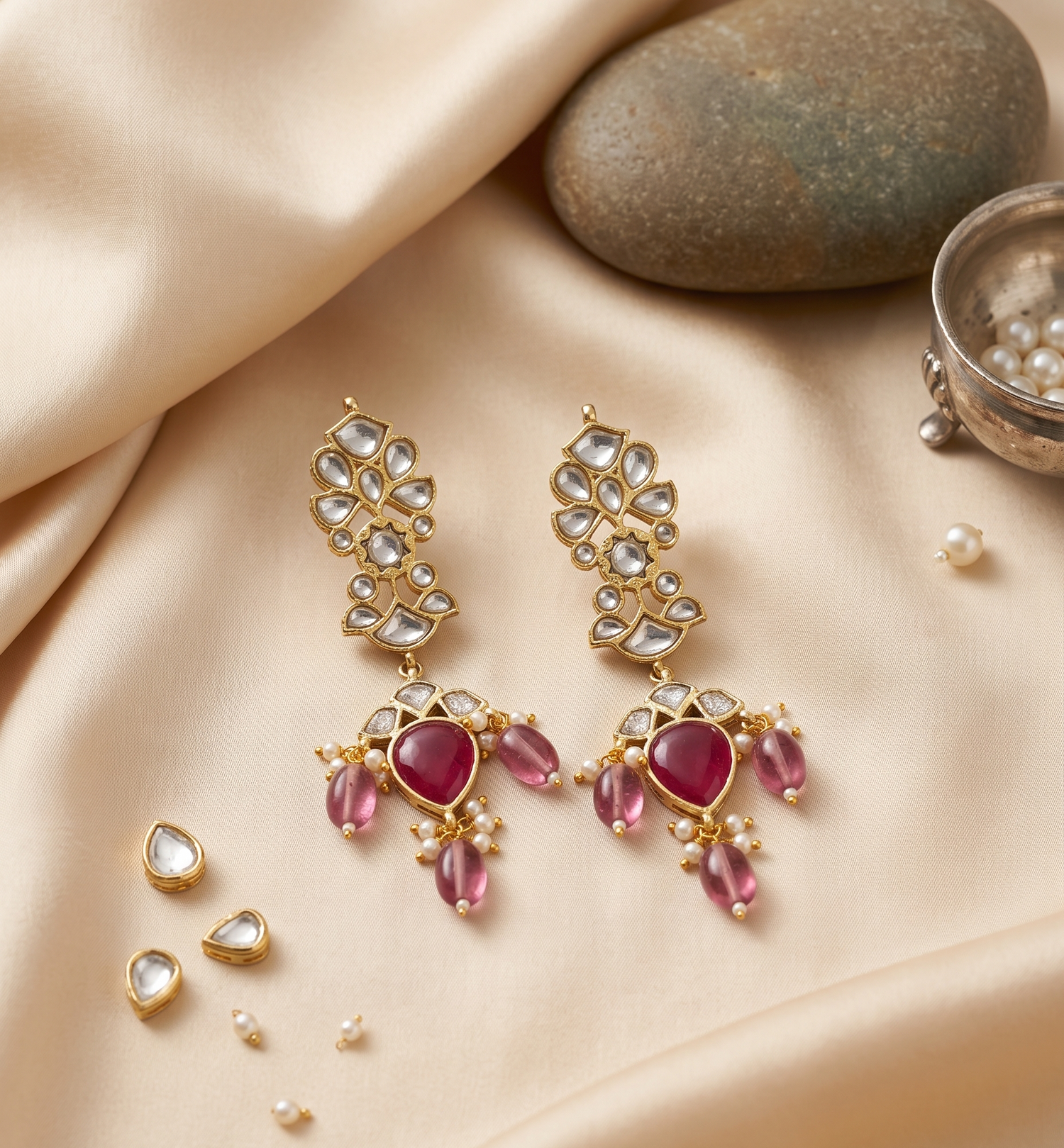 Classic Antique Jartar Dangler Earrings