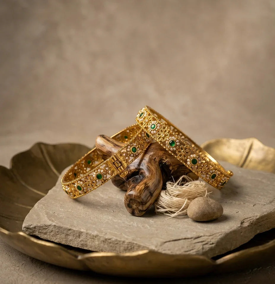 Jadtar Elite Bangle - Gold