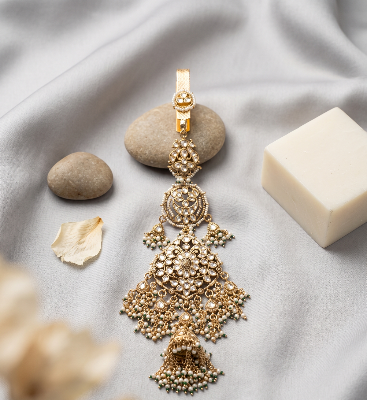 Gold Plated Premium Jadau Juda