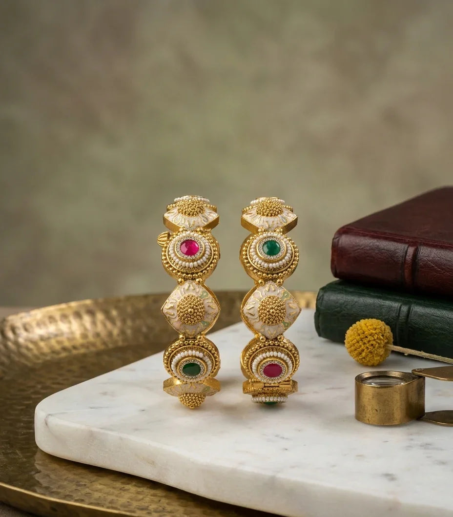 Plain Gold Grace Bangle - Gold