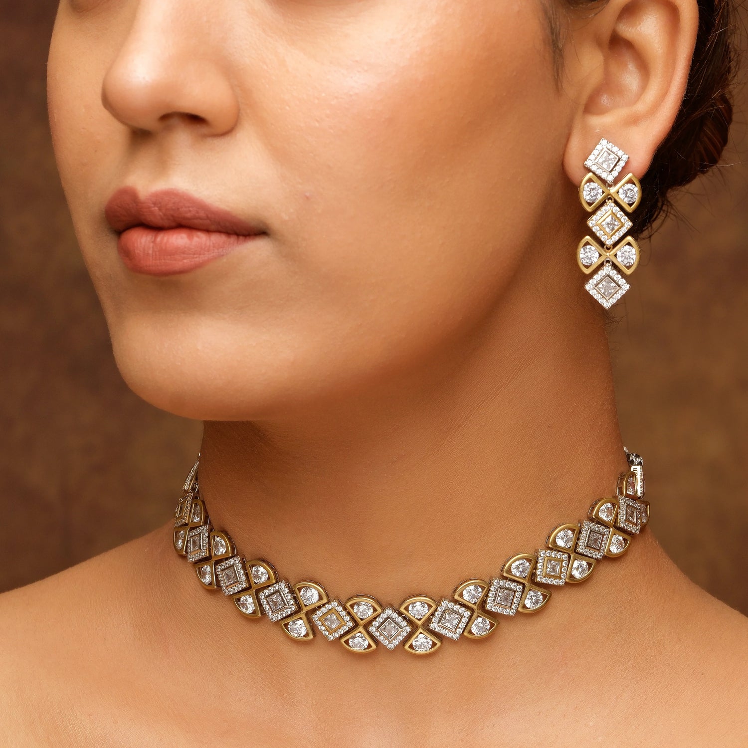 Choker Necklace Set