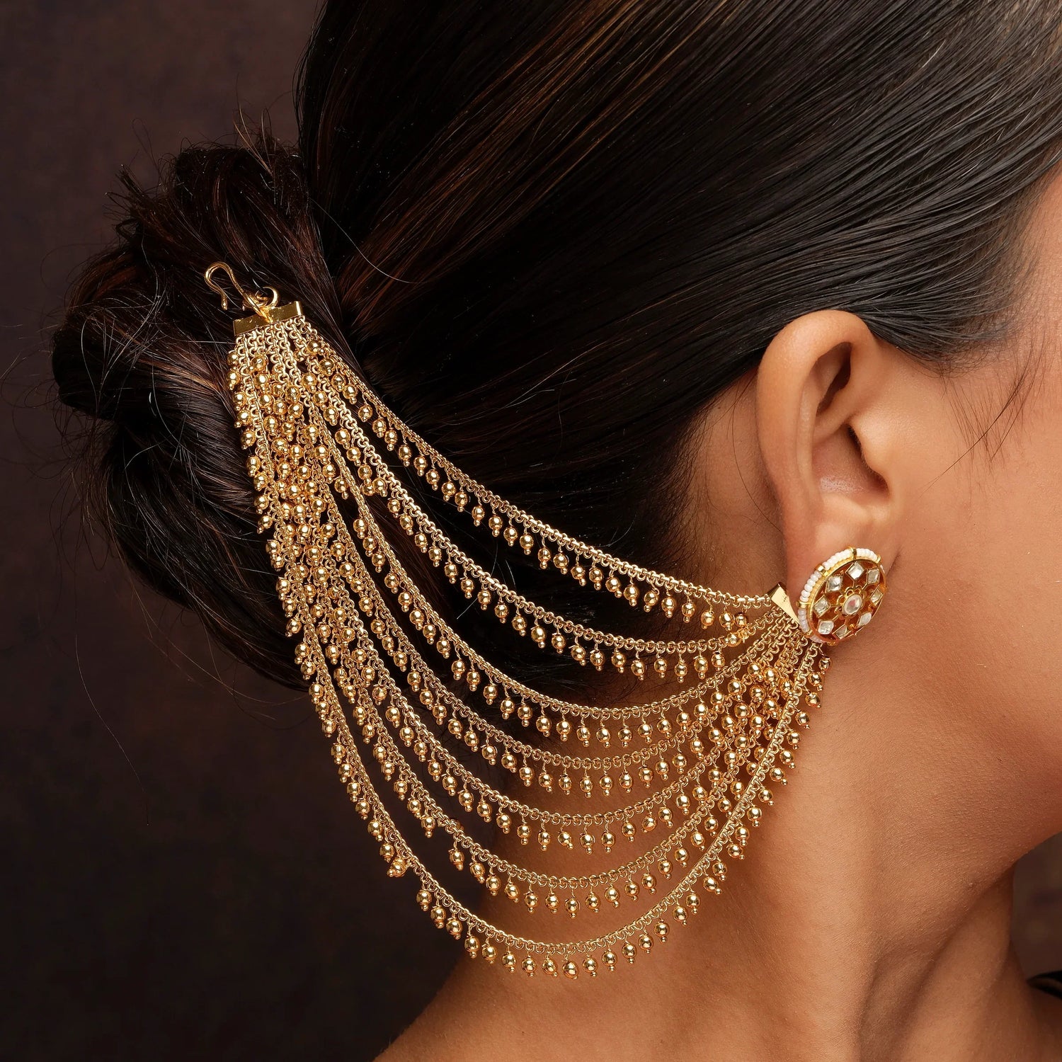 High Quality Base Metal Ear Chain