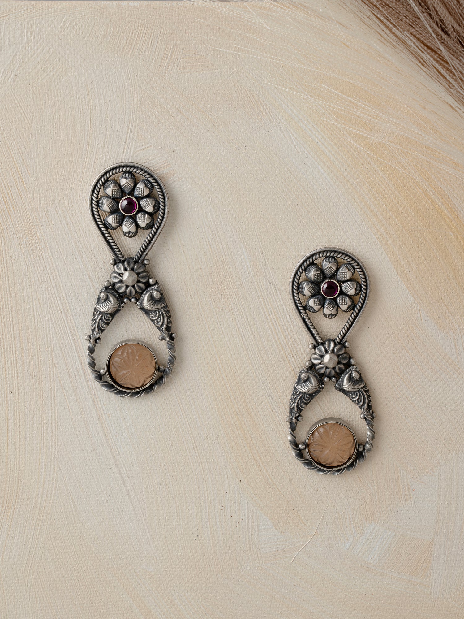 Silver 2tone Earring