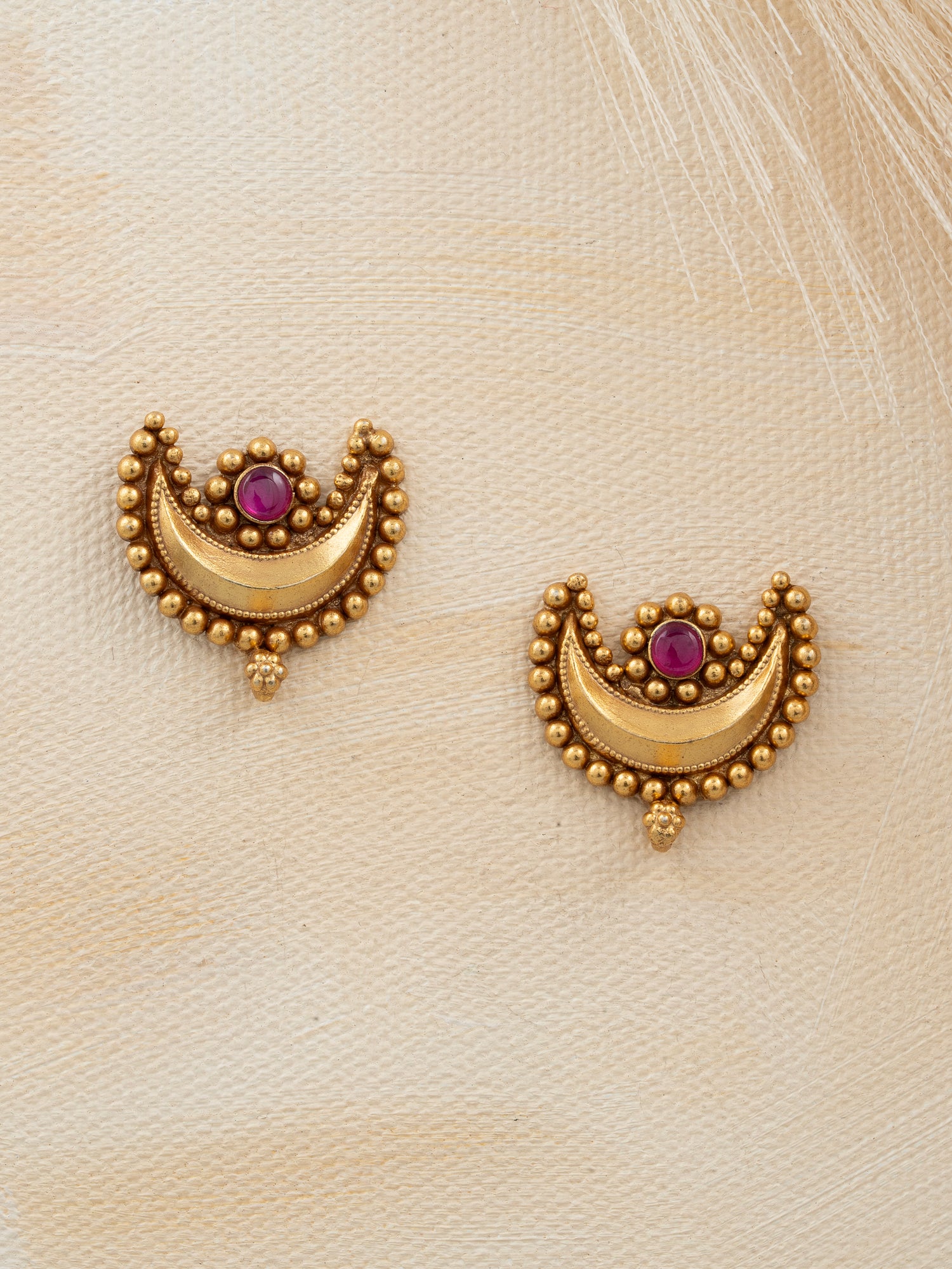 Traditional Chandbali Studs