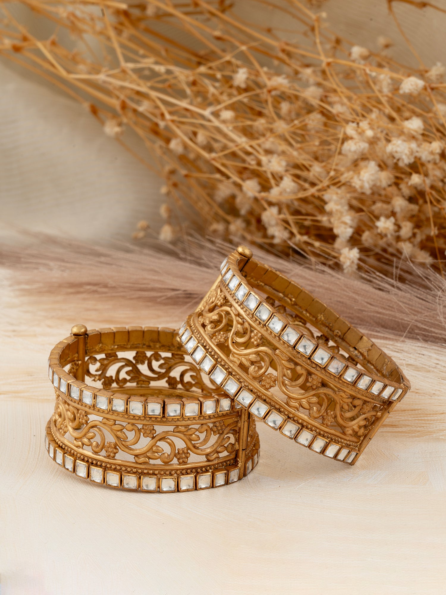 Traditional Kundan Bangles