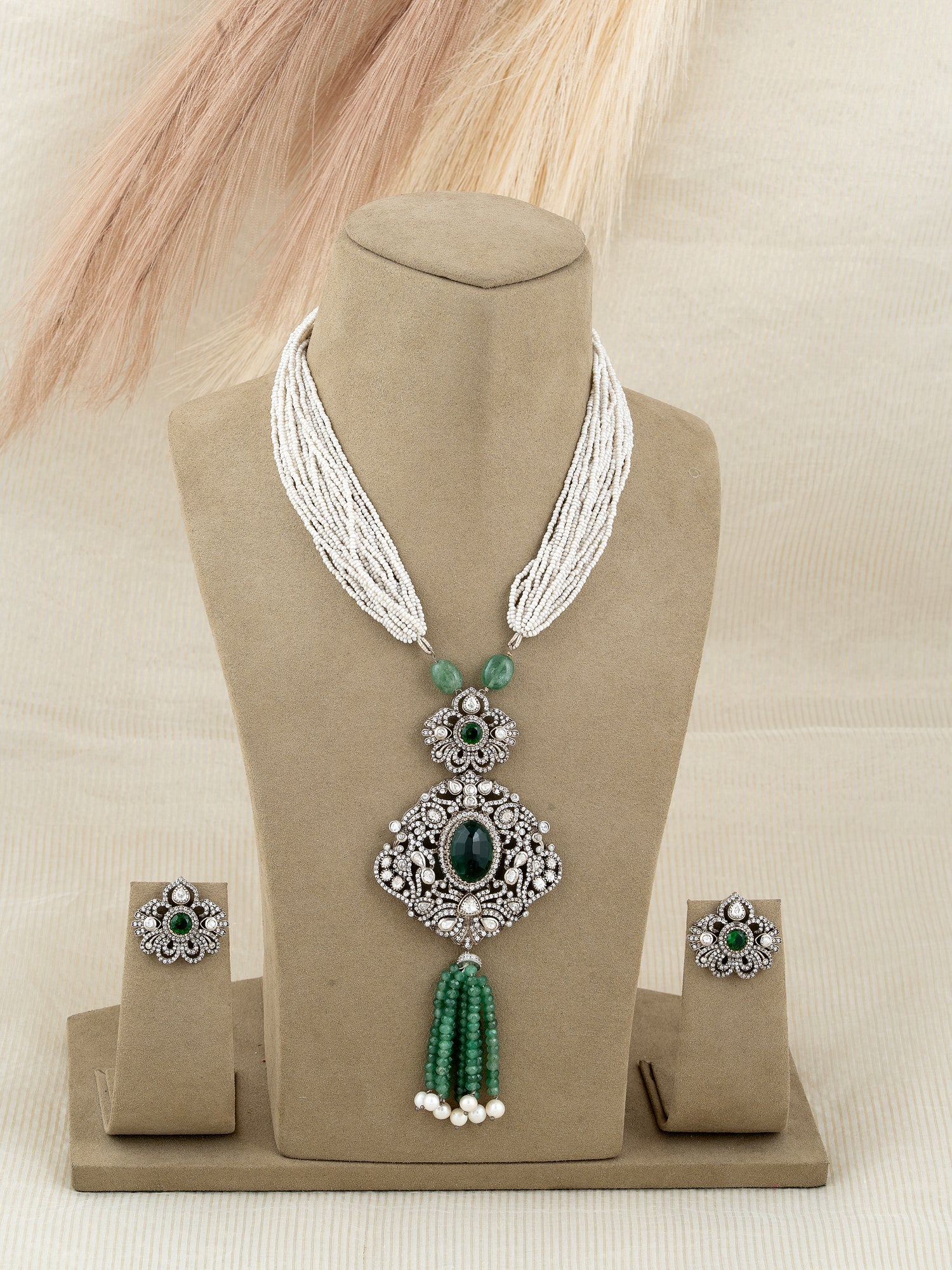 Medusa Pendent Set | 92.5 Silver with Premium Silver Plating