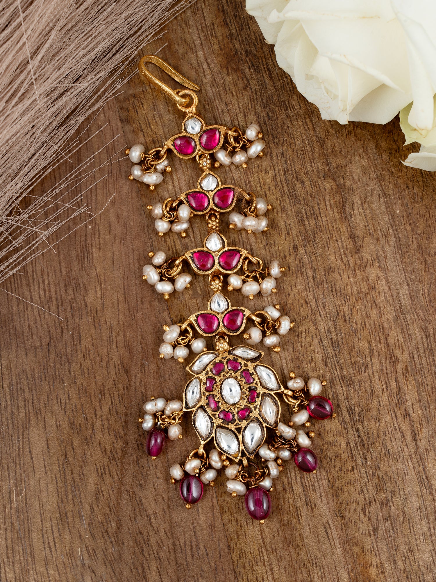 Kundan Silver Tikka