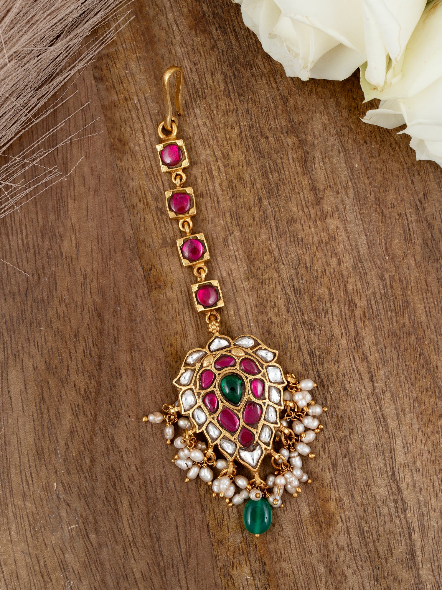 Kundan Silver Tikka