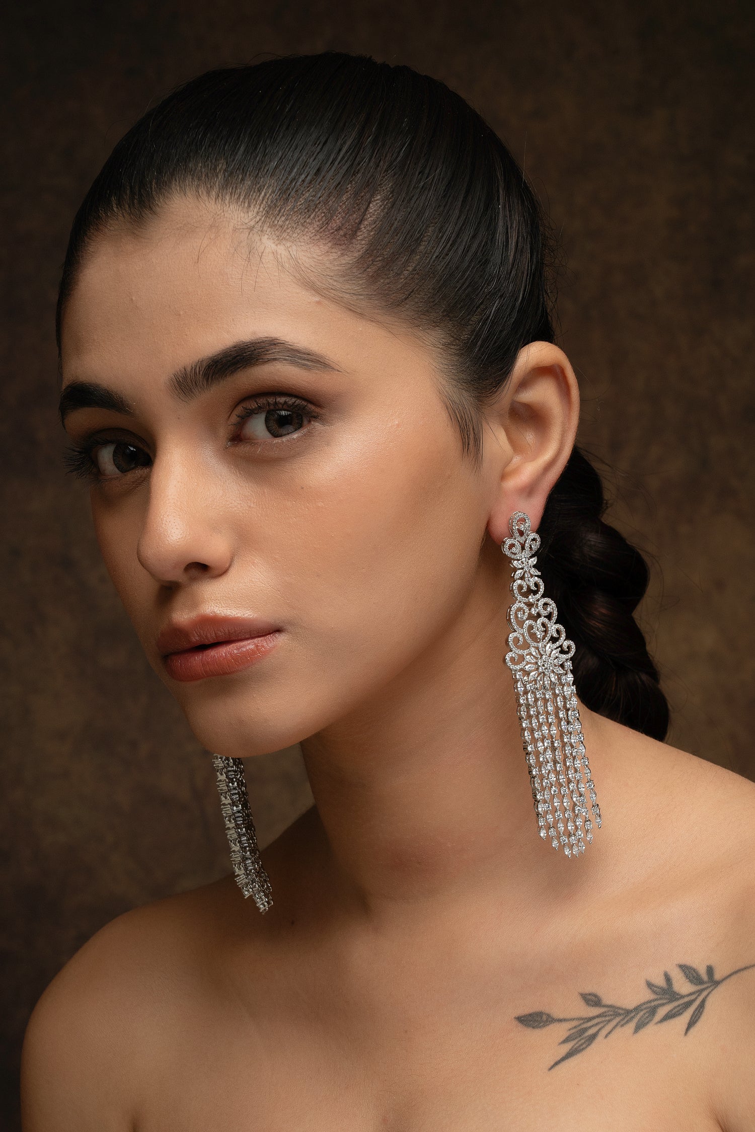 Zaira Emerald Diamond Earrings