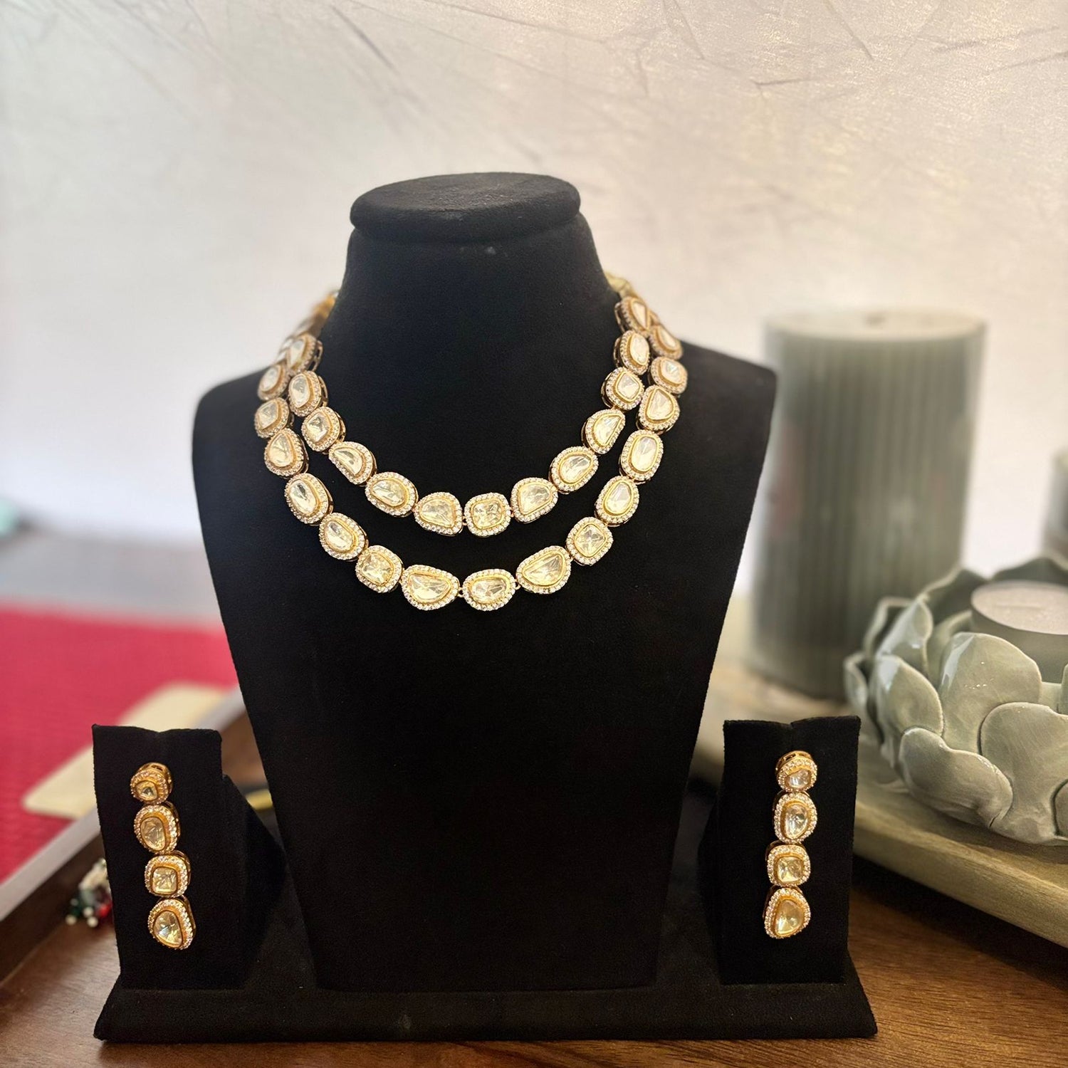 Classic Polki Necklace Set